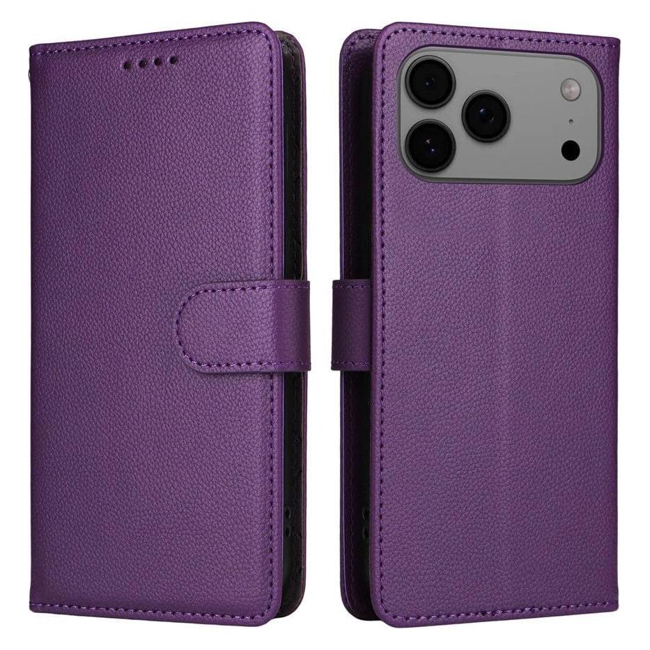 Cover-Discount Lederoptik-Hülle mit strukturierter Oberfläche (Apple iPhone 17 Pro Max, Apple iPhone 18 Pro Max) (61210618)