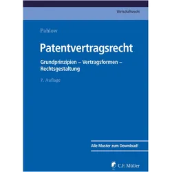 Patentvertragsrecht, Fachbücher von Martin Löhnig, Ronny Hauck, Sven Kluge, Louis Pahlow, Hubertus Baumhoff, Matthias Lamping, Constanze Kreuz, Eike Bodo Matthes, Herwig Lux, Burkhard Führmeyer