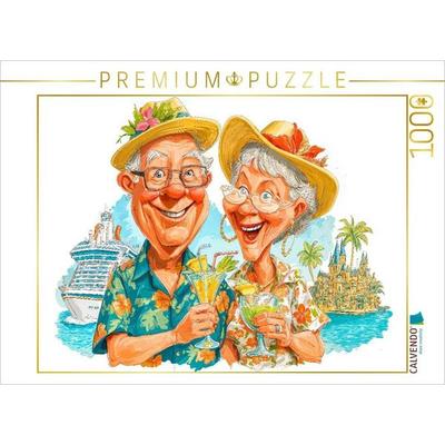 CALVENDO Puzzle Fröhliche Rentner auf Kreuzfahrt im Ruhestand | 1000 Teile Lege-Größe 64x48cm Foto-Puzzle für glückliche Stunden, Sonstige von ,