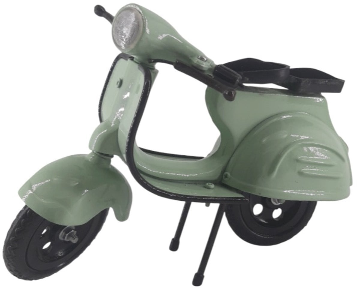 Scooter Sophie mintgroene metalen scootertafel voor volwassenen