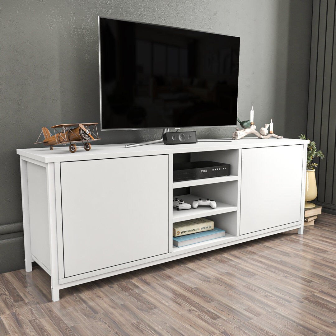 Blue Elephant Rozaje TV Stand for TVs up to 60" White 60"