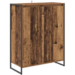 vidaXL Schuhschrank mit Tür Altholz 79 x 36 x 100 cm Holzwerkstoff