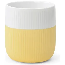 Royal Copenhagen, Tasse, 33 cl - Porcelaen/silikone - Solgul