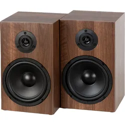 McGrey BSS-265 BR 6,5" HiFi Regallautsprecher Paar Braun  2x 40W RMS