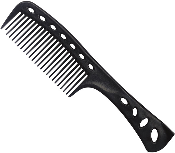 YS Park Shampoo Comb No. YS-601 Schwarz HA-85y601s
