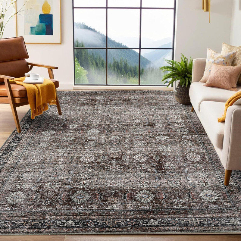 Langley Street Machine Braided Area Rug Brown Rectangle 200 x 290 cm