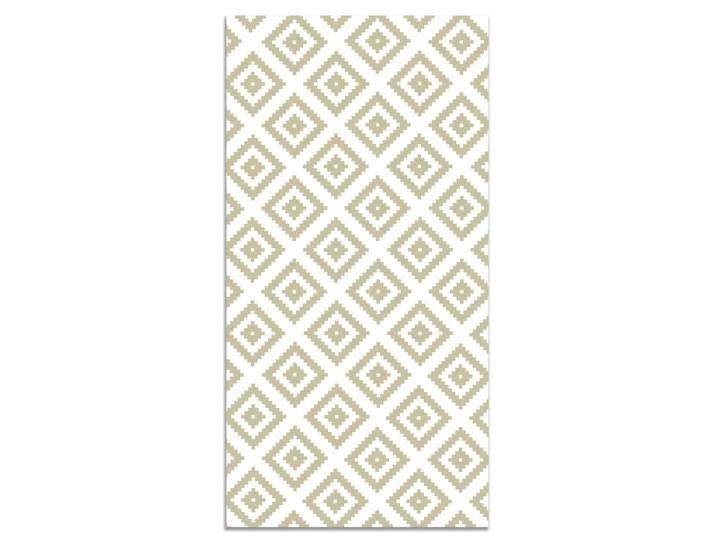 Tapis vinyle carrés vert pastel 100x140cm