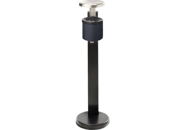 kaiserkraft Sicherheits-Standascher mit Dach Volumen 2,25 l, graphit