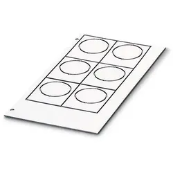 Phoenix Contact 0824371 Kunststoffschild mit Bohrung EMLP 32 (38X14) CUS EMLP3238X14CUS