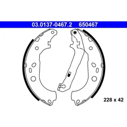 Bremsbackensatz ATE 03.0137-0467.2 für Ford Focus II Turnier