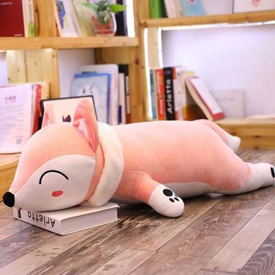 Playful Picks Giant Fox Plush Stuffed Animal Toy Pink 70cm