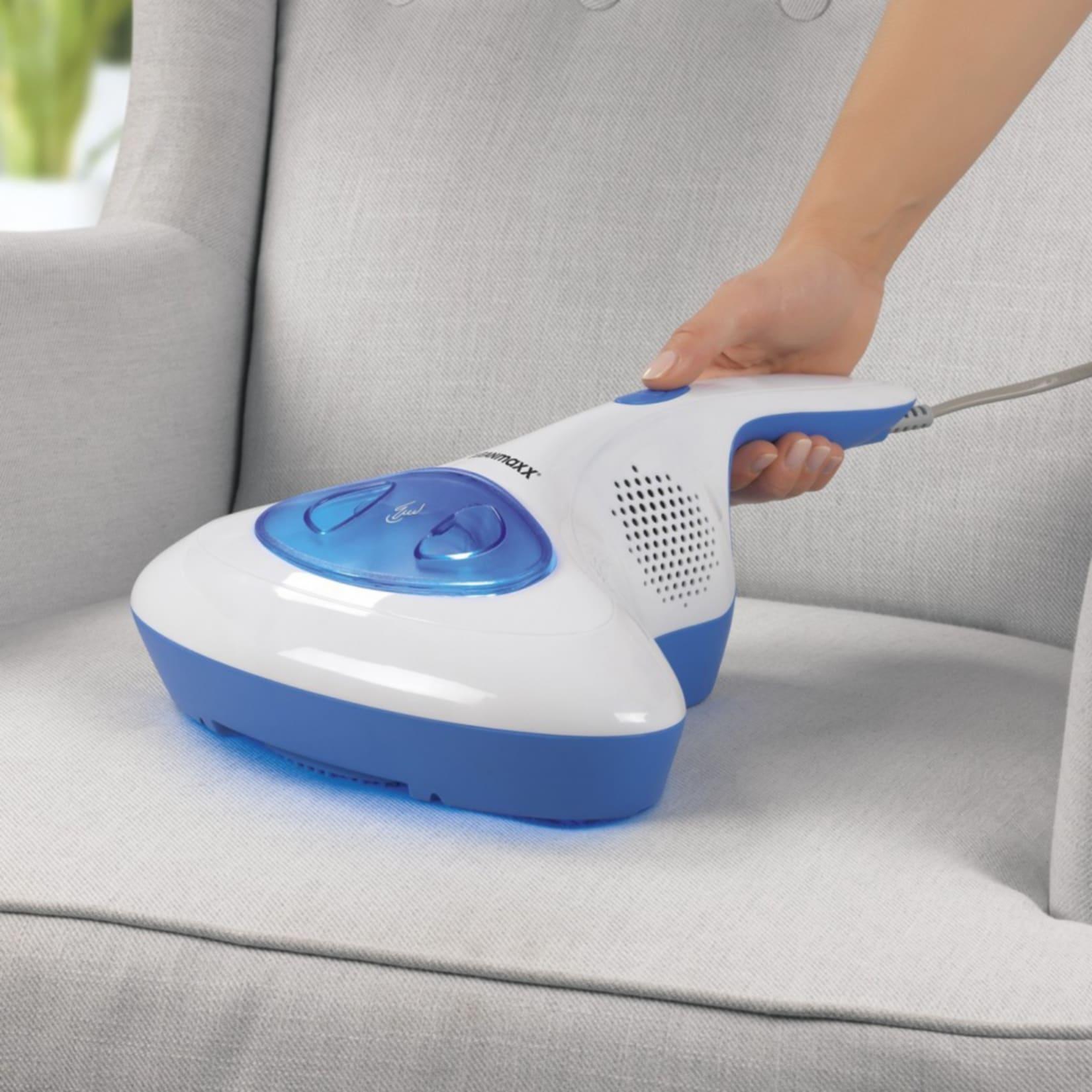 CLEANmaxx Milben-Handstaubsauger mit UV-C-Licht 300W blau/weiß