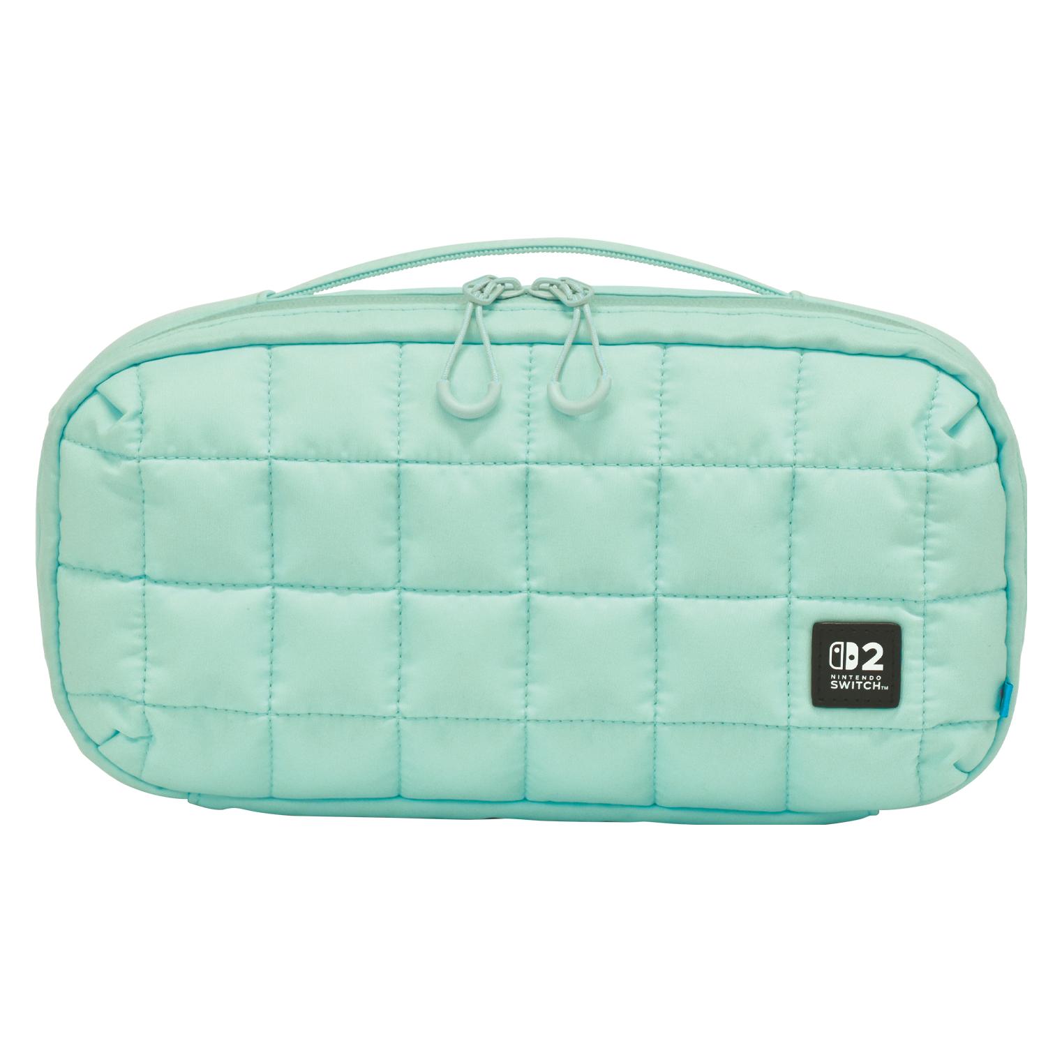 HORI SWITCH 2/SWITCH Borsa Imbottita Puff Pouch Verde (Switch, Switch 2, Switch OLED) (GACC5673)