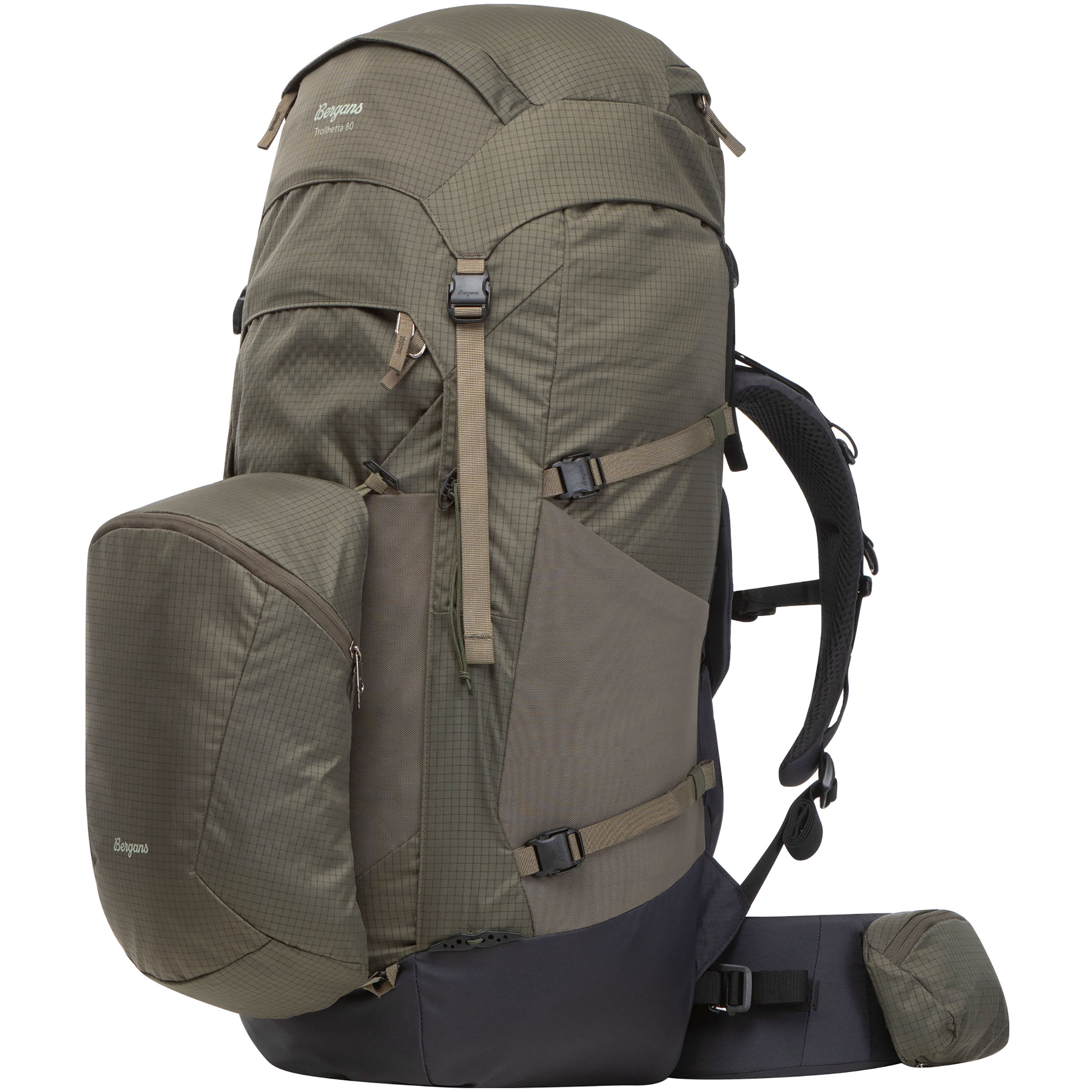 Bergans Trollhetta 80 Trekkingrucksäcke oliv Größe 80L | M-L Camping