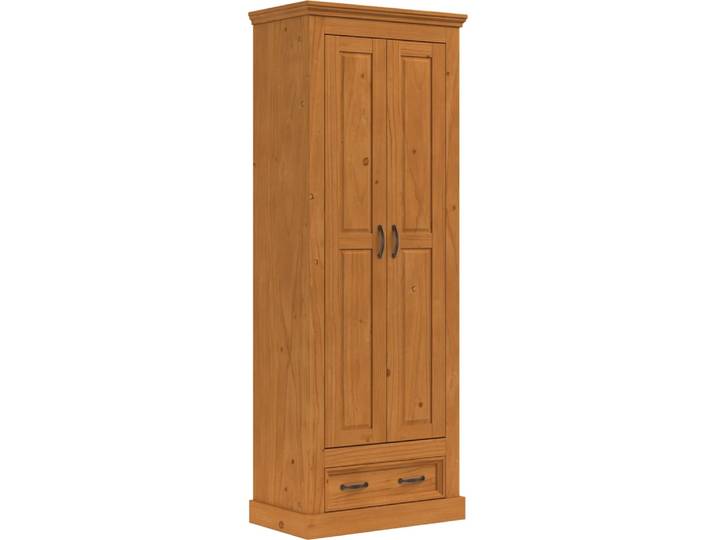 Armoire avec 2 portes 1 tiroir en pin ciré