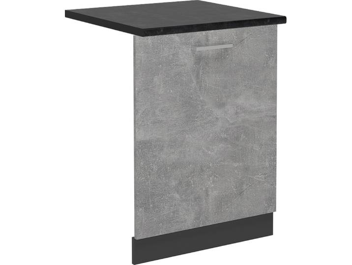 Geschirrspülblende Vicco R-Line Beton 60 cm , AP Marmor, Model 55022