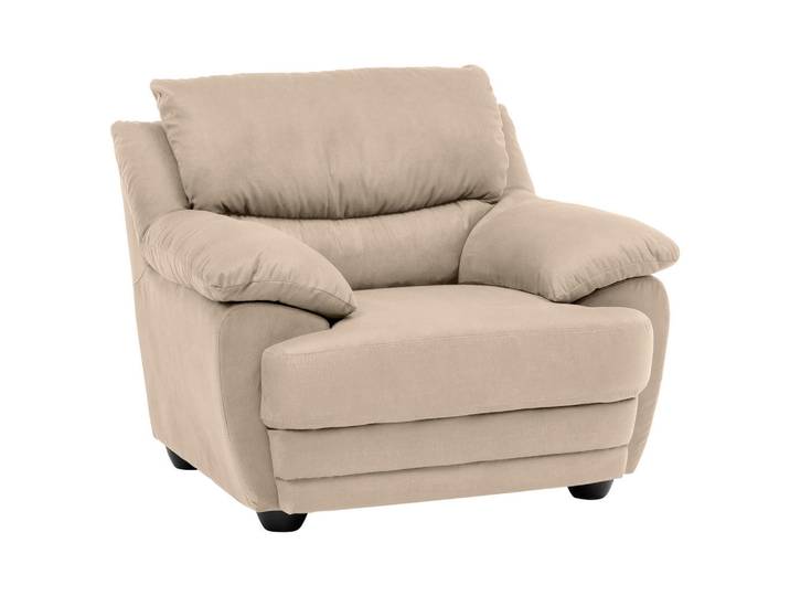 Livetastic Sessel, Sandfarben, Kunststoff, 117x97x100 cm, Made in EU, Stoffauswahl, Wohnzimmer, Sessel, Polstersessel