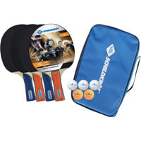 Tischtennis Set 4-Player Hobby, Fitnessgerät mit Tragetasche
