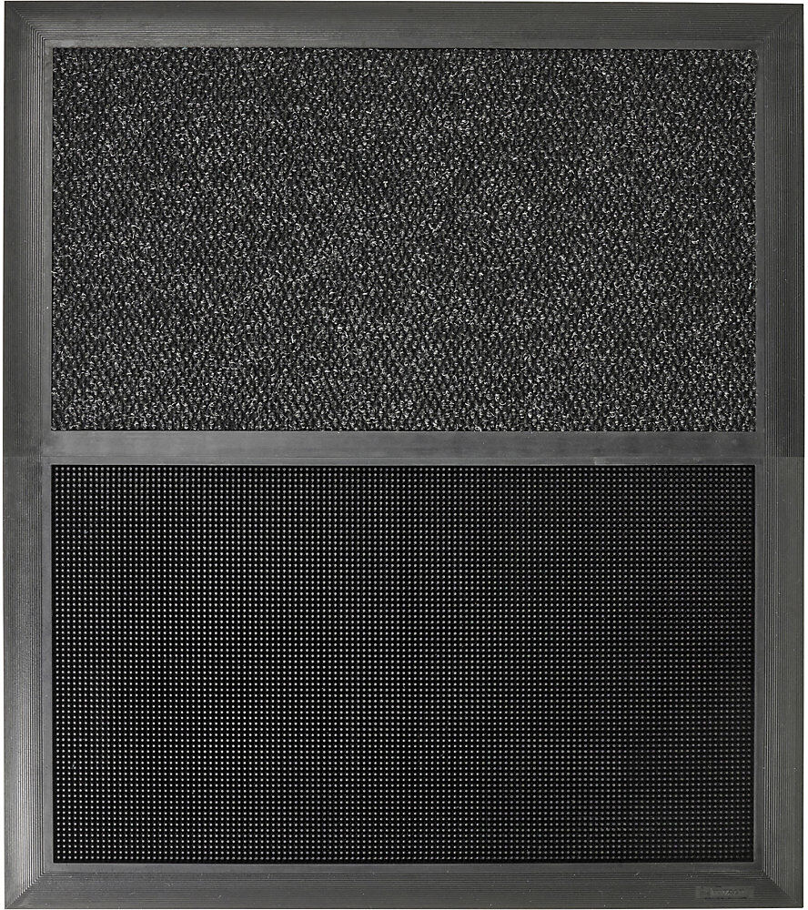 Desinfizierende Eingangsmatte Sani-Master™, HxLxB 19 x 1050 x 914 mm, anthrazit / schwarz NOTRAX