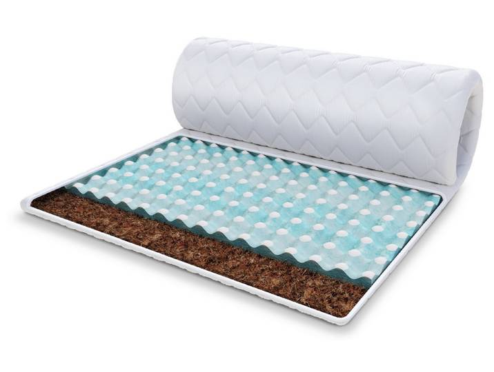 FDM, Topper MALTA KOKOS 90x200, 140x200, 160x200, 180x200 cm, 5 cm hoch, (Komfortschaum, Matratzentopper)