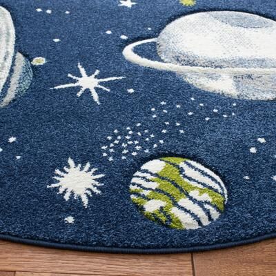 SAFAVIEH Carousel Kids Selvinaz Solar System Rug