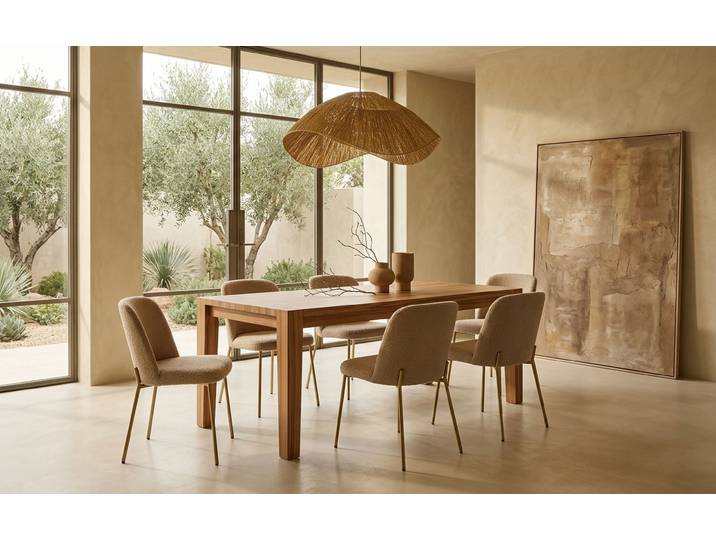 Table: Oxford Cœur de hêtre Naturel huilé