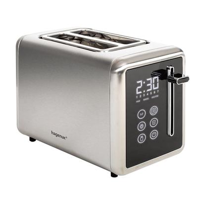 HAGENUK Toaster digital 850W LED-Display 7 Toastprogramme Countdowntimer