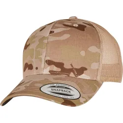 FLEXFIT Unisex 6-Panel Retro Kappe Multicam Netz Cap 6606MC multicam arid/tan one size