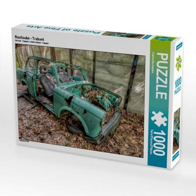 CALVENDO Puzzle Rostlaube - Trabant | 1000 Teile Lege-Größe 64x48cm Foto-Puzzle für glückliche Stunden