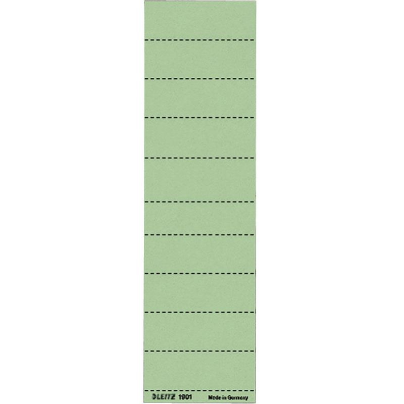 LEITZ 100 Beschriftungsschilder für Hängeregister 1901 grün