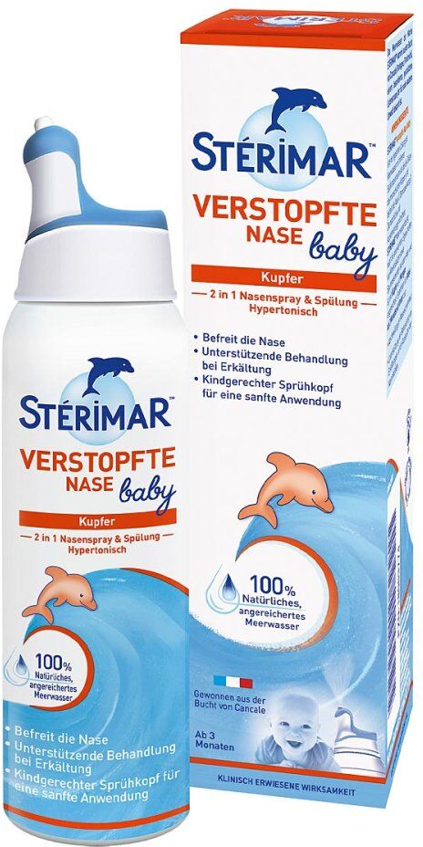 Sterimar Nasenspray Verstopfte Nase Baby Ab 3 Monat € 100ml