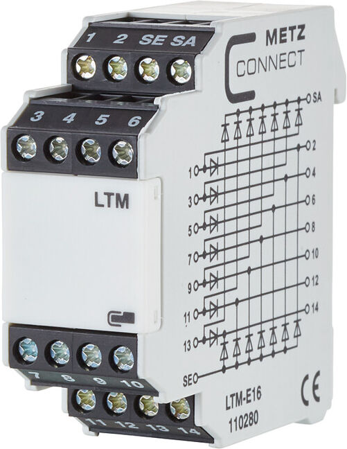 BTR NETCOM Module de test de lampes LTM-E16 ; Metz Connect (110280)