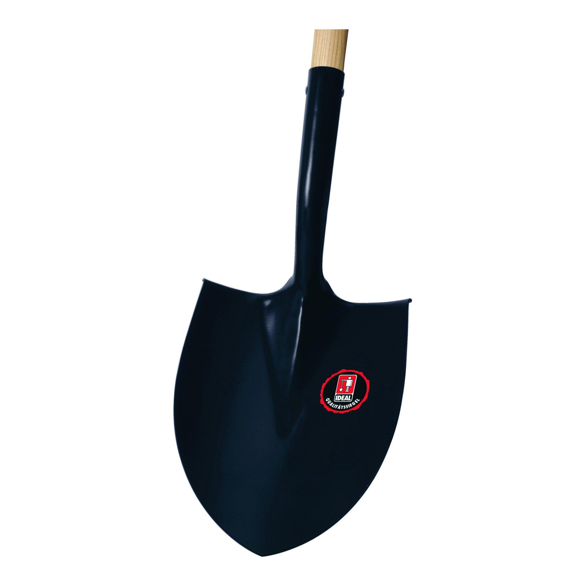 Idealspaten Spatenschaufel Ideal klein schwarz Esche-Langstiel (08830102)