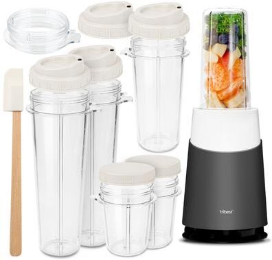 Tribest Personal Blender II Mason Jar Ready (Family 16-Piece Set)