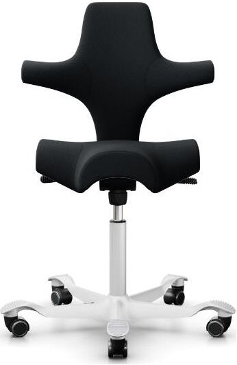 Håg Capisco 8106 Kontorstol, Sort/sølv, Høj Gas