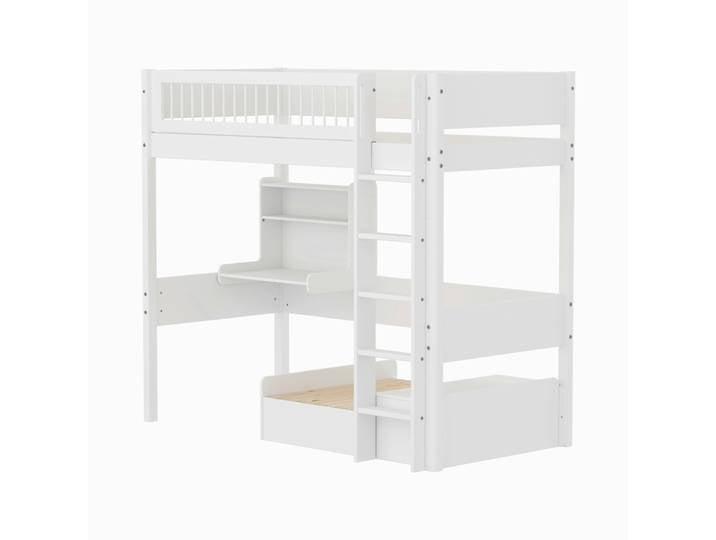 Hochbett WHITE mit Sofabett