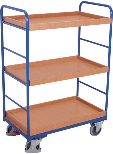 VARIOfit Chariot à étages haut 965 × 655 mm 3 plateaux (sw-700.247)