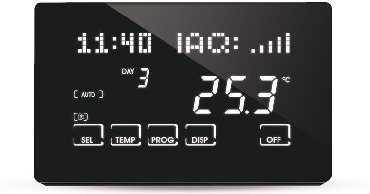 Fantini Cosmi Controllo Elettronico Remoto CH193VMC Touch Screen Con Rilevazione Di UR% e CO2