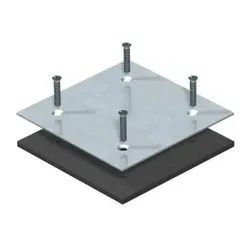 OBO 7407076 Blindplatte für Montageöffnung Telitank 100x100x3 Stahl bandverzinkt DAT F