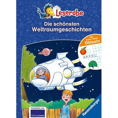 Leserabe Sonderausgaben - Die schönsten Weltraumgeschichten mit extra vielen Rätseln, Gebundene Ausgabe von Rüdiger Bertram,Michael Petrowitz,