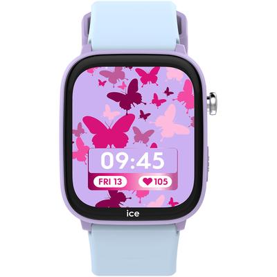 Smartwatch ICE-WATCH "ICE smart junior 3.0 - Find My - 1.75", bunt (hellblau, lila, hellblau, lila), Smartwatches, Kinder, Smartwatch, Armbanduhr, Kinderuhr, Silikonarmband, Bluetooth, Geschenkidee,digital