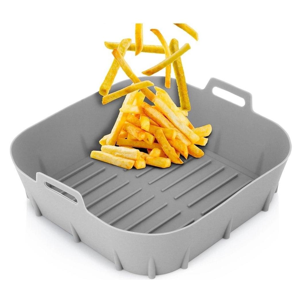 Orion Wkład do Frytkownicy Air Fryer VILDE Silikon Szary Kwadrat 22 x 22 cm (64573566)