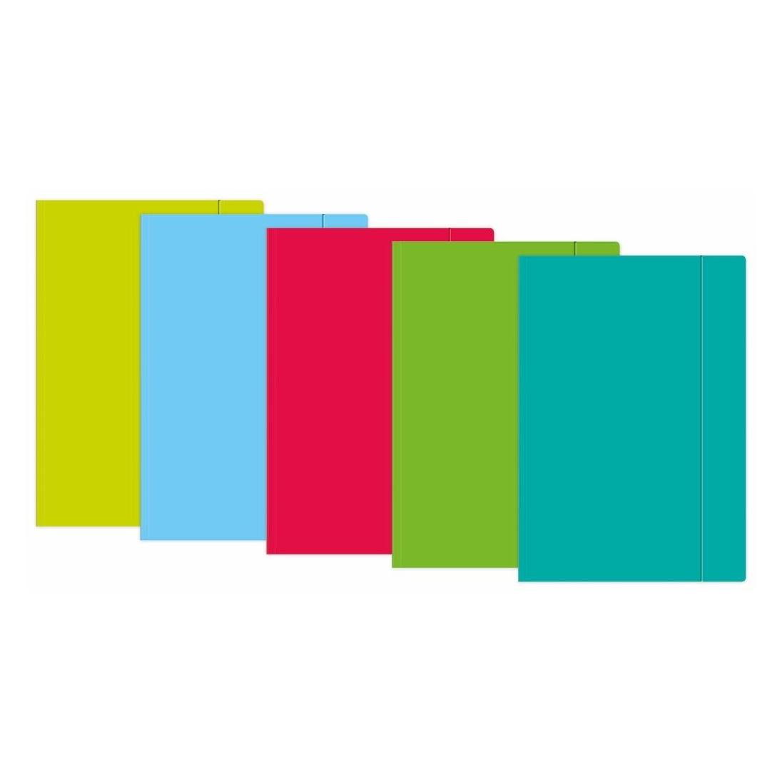 Interdruk Ordner mit Gummiband A3 + Fluo (10 Stk.) (A3, 10 Stk.) (156605)