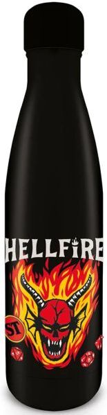 Pyramid Int. Stranger Things Metalen Waterfles-Hellfire Club (Diversen) Nieuw