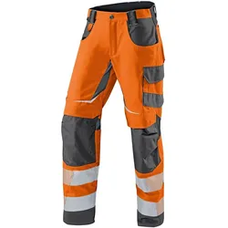 Kübler, Arbeitshose, Bundhose Sommer orange/anthrazit Gr. 25 (25)