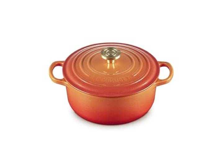Le Creuset Flamme Dorée Runder Auflaufform, 20 cm