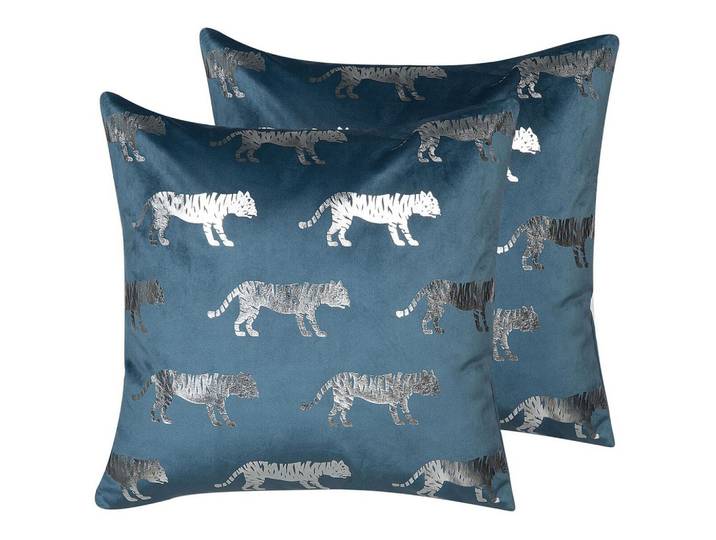 DEKOKISSEN 2er-Set Blau 45/45 cm Bluebell