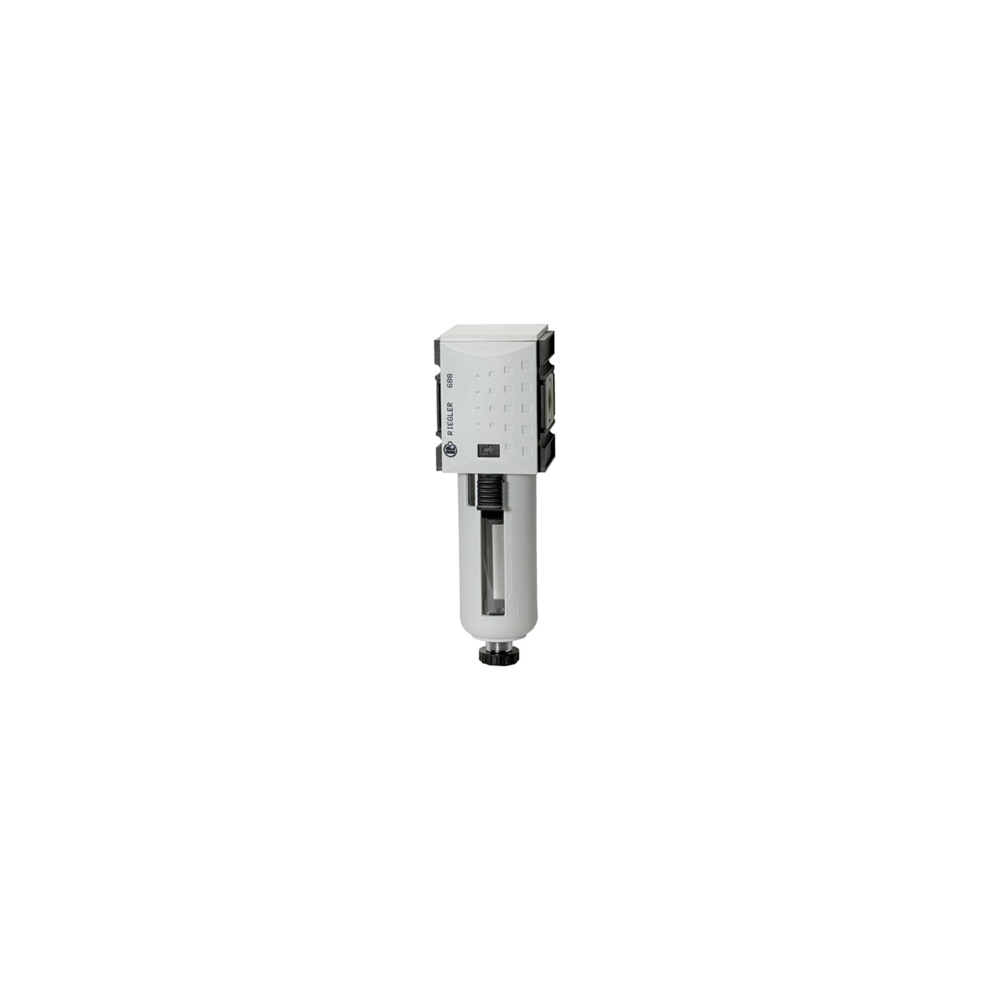 Riegler Filter »FUTURA « mit PC-Behälter, Schutzkorb, 5 µm, BG1, G 3/8, HA (FU 832)