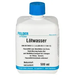 Lötwasser DIN EN ISO 9454 F-SW 12 500ml