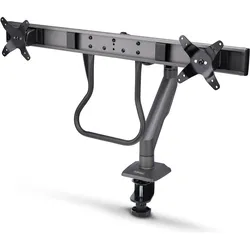 StarTech Dual Monitor Mount (Tisch, 27", 15 kg), Monitor Halterung, Schwarz